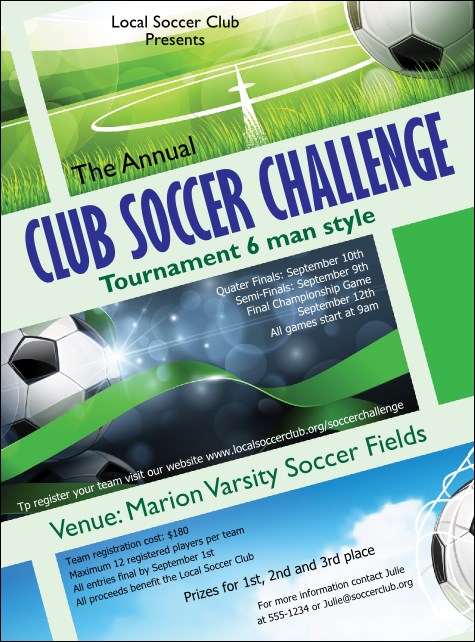 Soccer Ribbon Flyer