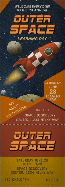 Spaceship Event Ticket