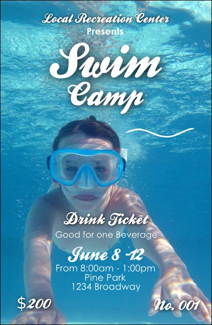 Swim Camp Drink Ticket