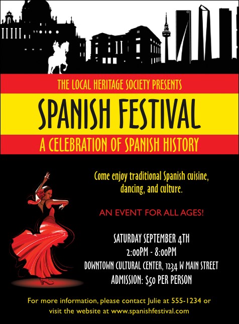 Spanish Festival Invitation