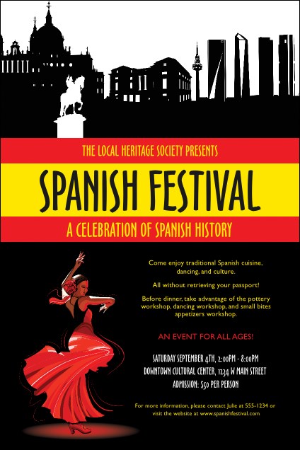 Spanish Festival Poster