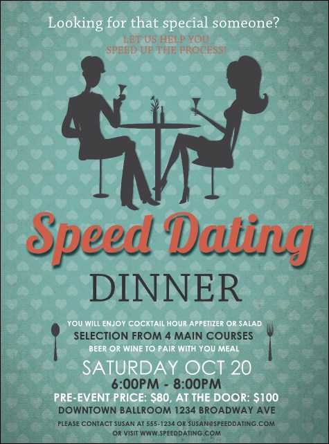 Speed Dating Flyer