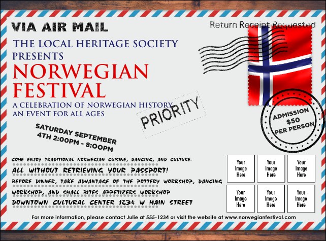 Postcard Logo Flyer