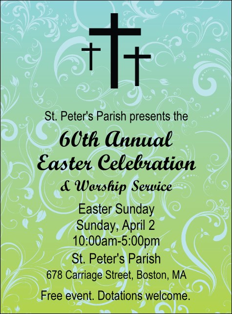 Easter Flyer Product Front