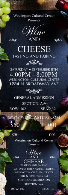 Vineyard Reserved Event Ticket Product Front