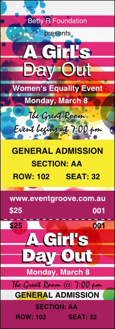 Women's Expo Abstract Reserved Event Ticket