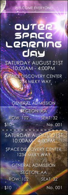 Outer Space Reserved Event Ticket