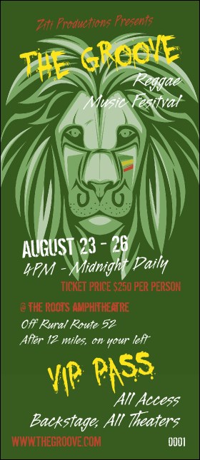 Reggae Lion VIP Pass