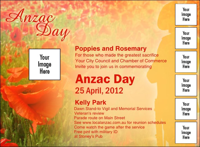 Anzac Day Image Flyer Product Front