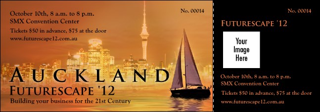 Auckland Event Ticket Product Front