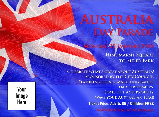 Australia Day Invitation Product Front