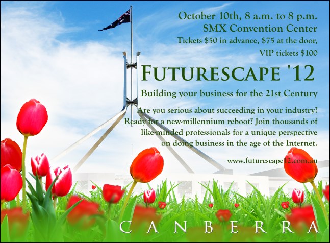 Canberra Invitation Product Front