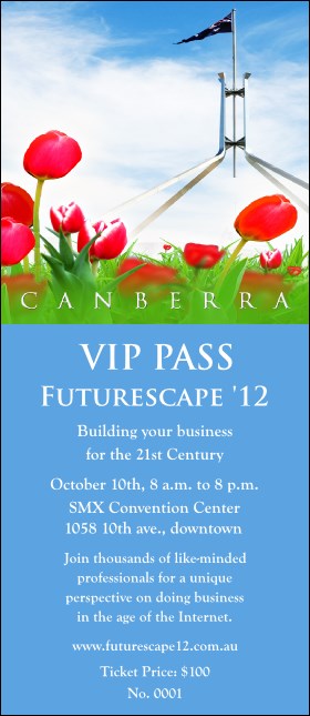 Canberra VIP Pass Product Front