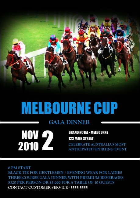 Melbourne Cup Postcard