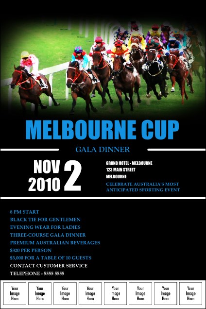 Melbourne Cup Image Poster Product Front