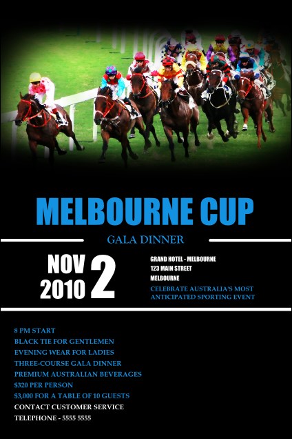 Melbourne Cup Poster