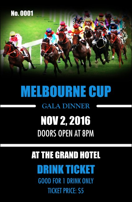 Melbourne Cup Drink Ticket