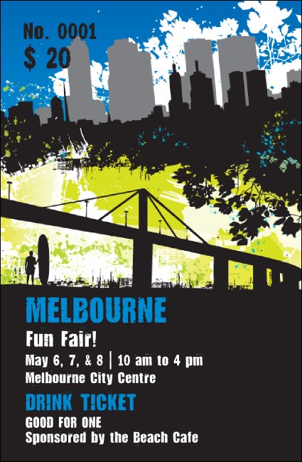 Melbourne Drink Ticket Product Front
