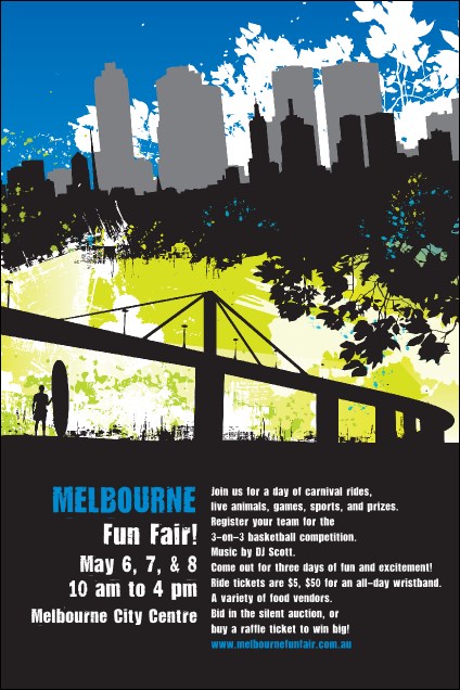 Melbourne Poster Product Front
