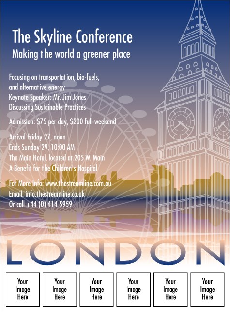 London Image Flyer Product Front