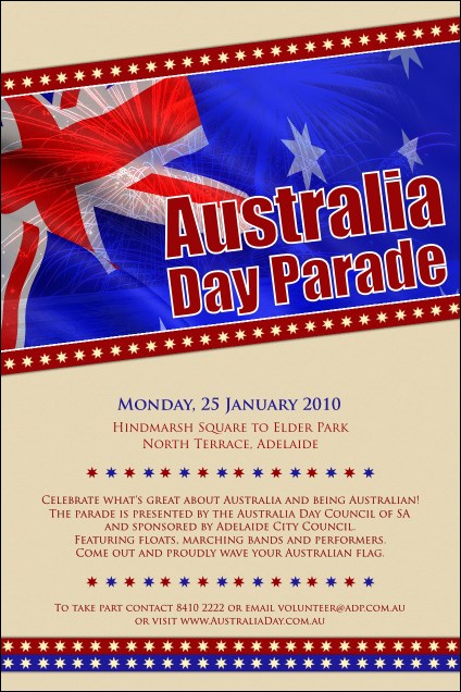 Australia Day Poster Product Front