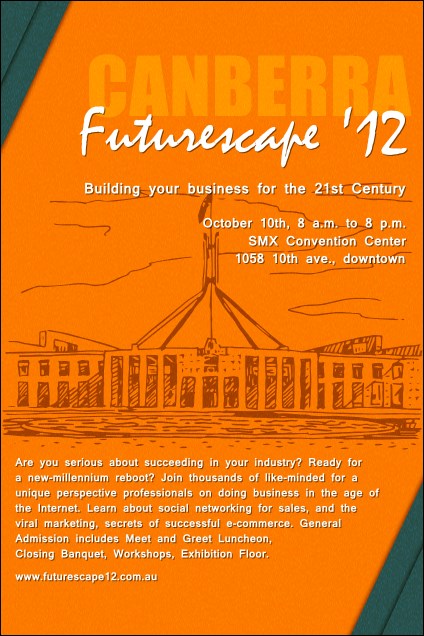 Canberra Poster Product Front