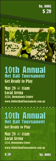 Net Ball Event Ticket