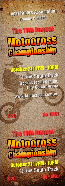 Motocross Event Ticket