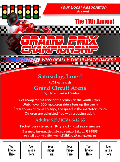 Grand Prix Image Flyer Product Front