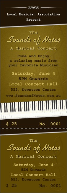 Sounds of Notes Event Ticket