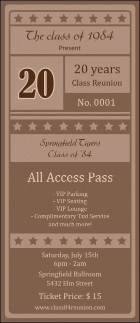 Reunion 2 VIP Pass Product Front