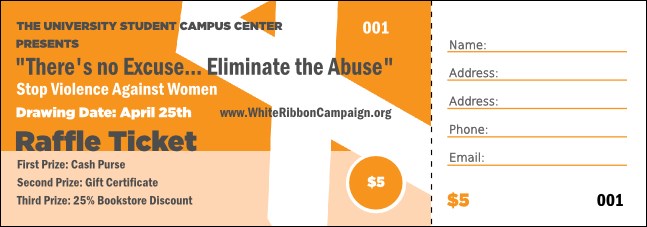 White Ribbon Event Ticket 0007