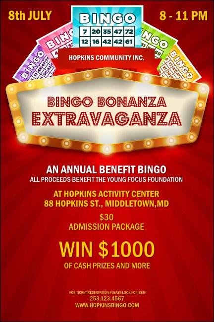 Bingo Bonanza Extravaganza Poster